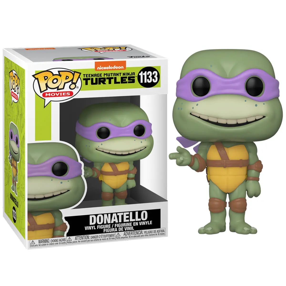 Teenage Mutant Ninja Turtles POP! Movies Vinil Figura Donatello 9 cm fotografija izdelka