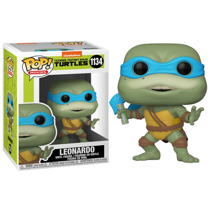 Teenage Mutant Ninja Turtles POP! Movies Vinil Figura Leonardo 9 cm fotografija izdelka