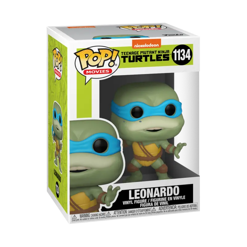 Teenage Mutant Ninja Turtles POP! Movies Vinil Figura Leonardo 9 cm fotografija izdelka