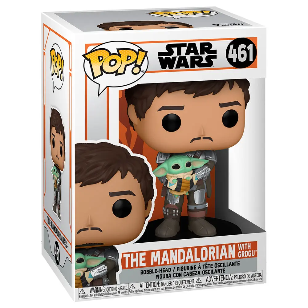 Star Wars The Mandalorian POP! TV Vinil Figura The Mandalorian & Grogu 9 cm fotografija izdelka