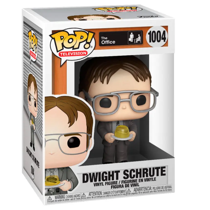 The Office US POP! TV vinilna figura Dwight z Jello spenjačem 9 cm fotografija izdelka