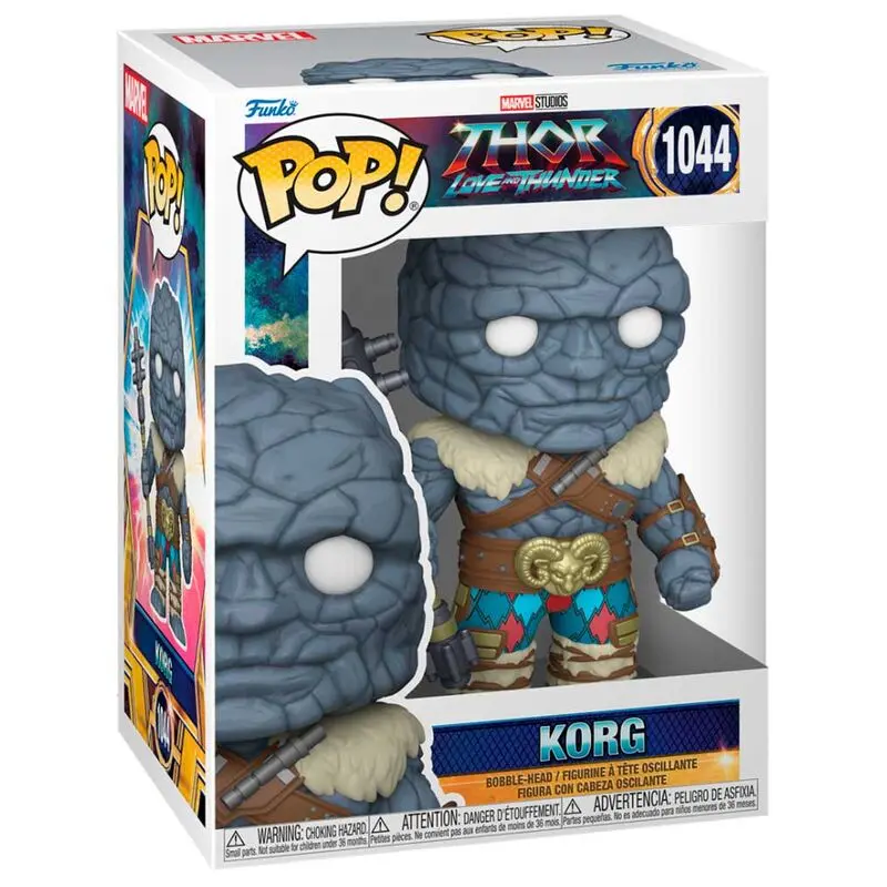 Thor: Love & Thunder POP! Vinilna Figura Korg 9 cm fotografija izdelka