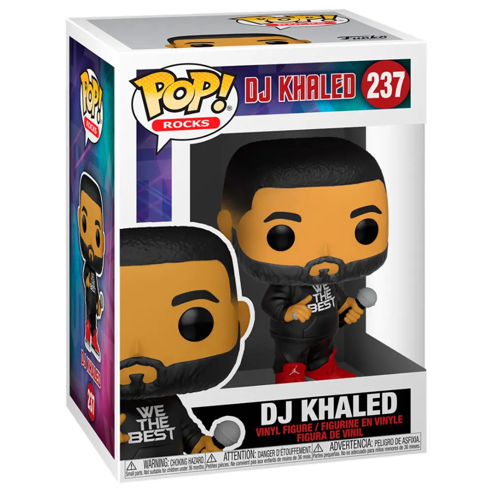 DJ Khaled POP! Rocks Vinilna Figura DJ Khaled 9 cm fotografija izdelka