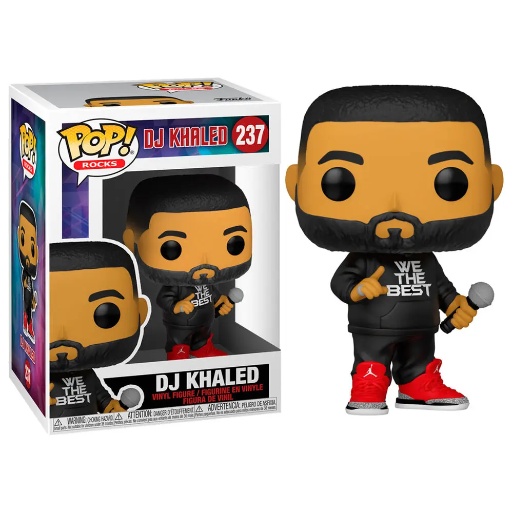 DJ Khaled POP! Rocks Vinilna Figura DJ Khaled 9 cm fotografija izdelka