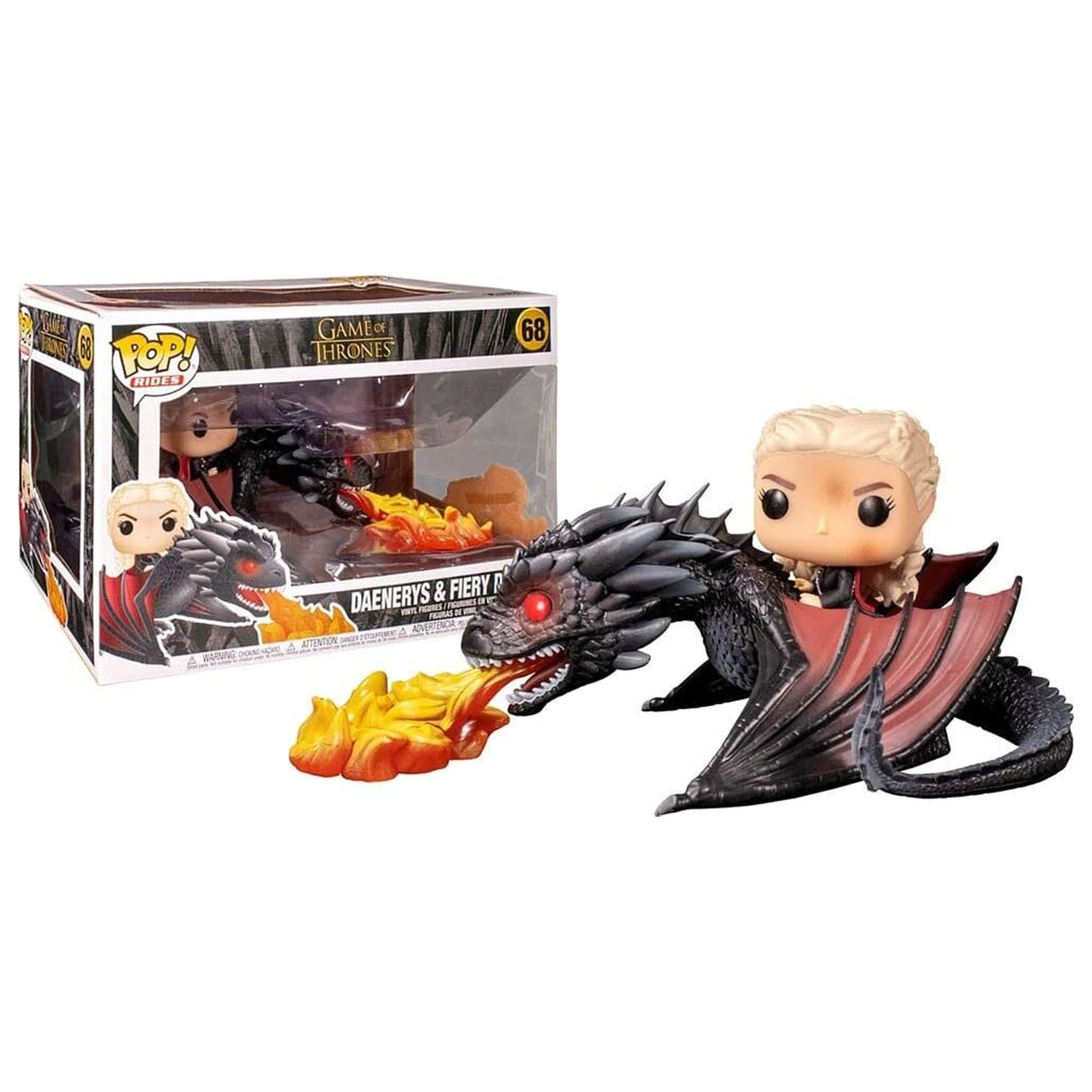 POP figurica Game of Thrones Daenerys on Fiery Drogon fotografija izdelka