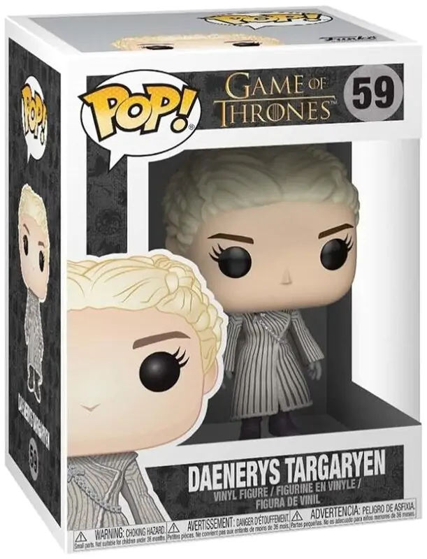 Igra prestolov POP! Vinilna figura Daenerys (Beli plašč) 9 cm fotografija izdelka