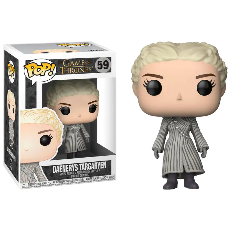 Igra prestolov POP! Vinilna figura Daenerys (Beli plašč) 9 cm fotografija izdelka