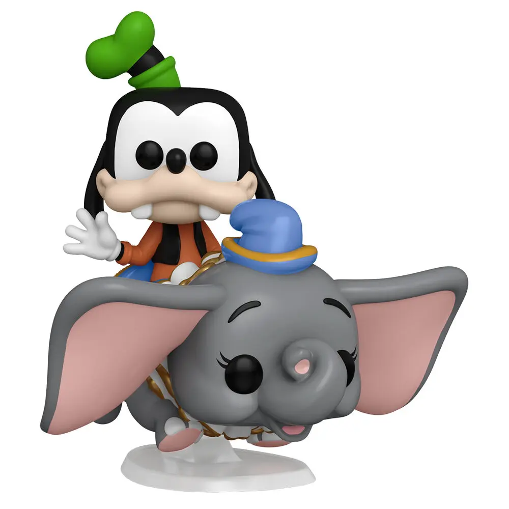 Walt Disney World 50. obletnica POP! Rides Super Deluxe Vinilna figura Dumbo z Goofy-jem 15 cm fotografija izdelka