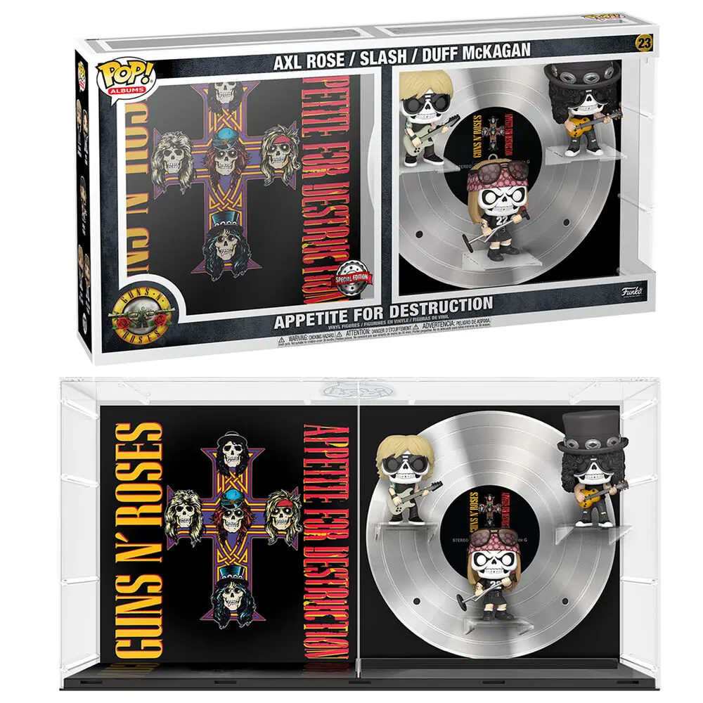 Guns n Roses POP! Albums Vinyl Figure 3-Pack Appetite For Destruction 9 cm Figurice iz Vinila - Komplet 3 fotografija izdelka