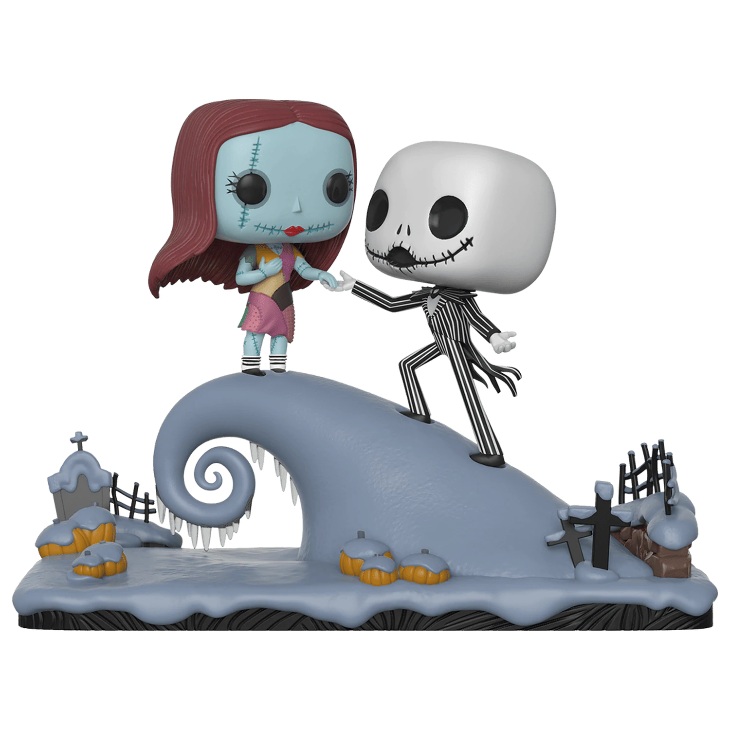 Nightmare before Christmas POP! Movie Moments vinilni bobble-head 2-paket Jack & Sally 9 cm fotografija izdelka
