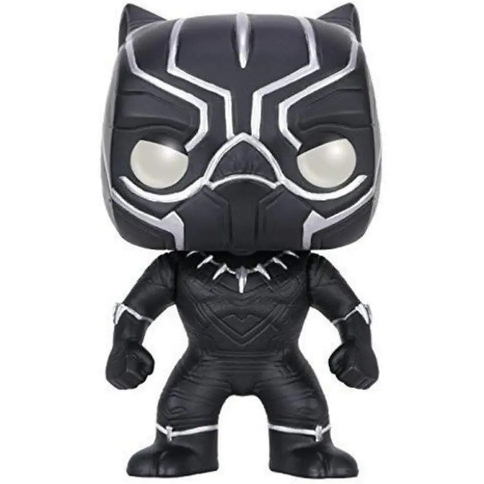 Captain America Civil War POP! Vinyl figurica z nihajočo glavo Black Panther 10 cm fotografija izdelka