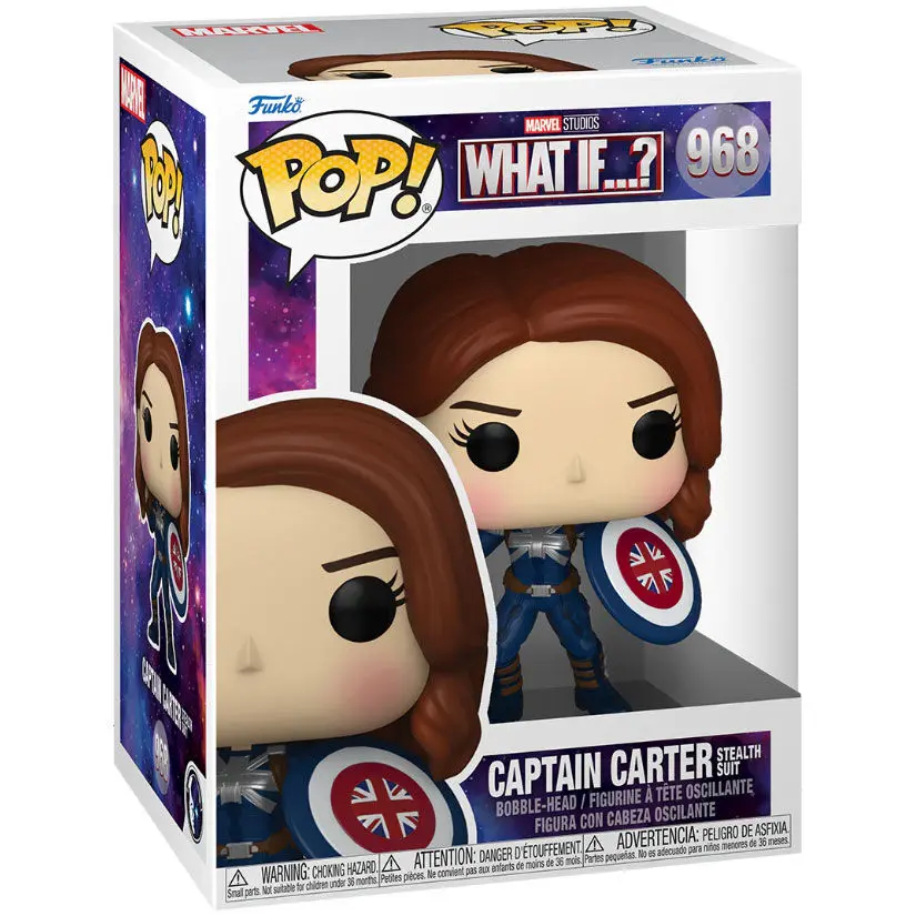 What If...? POP! Animation Vinil Figura Kapitan Carter (Stealth) 9 cm fotografija izdelka