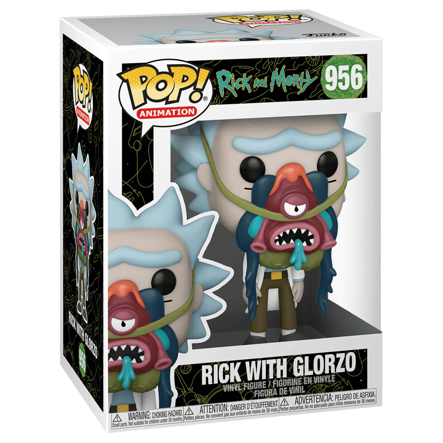 Rick & Morty Funko POP! Animation Vinyl Figura Rick w/ Glorzo fotografija izdelka