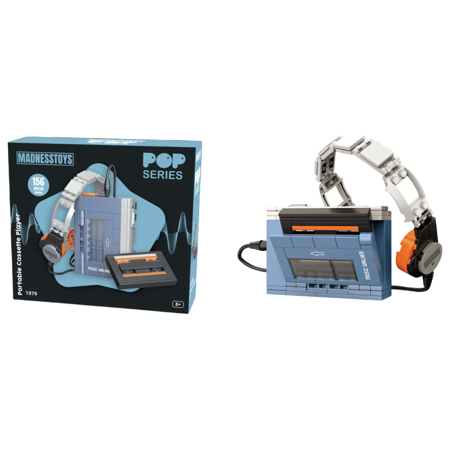 POP Series Konstrukcijski Komplet 1979 Walkman Kasetofon 156 kosov fotografija izdelka