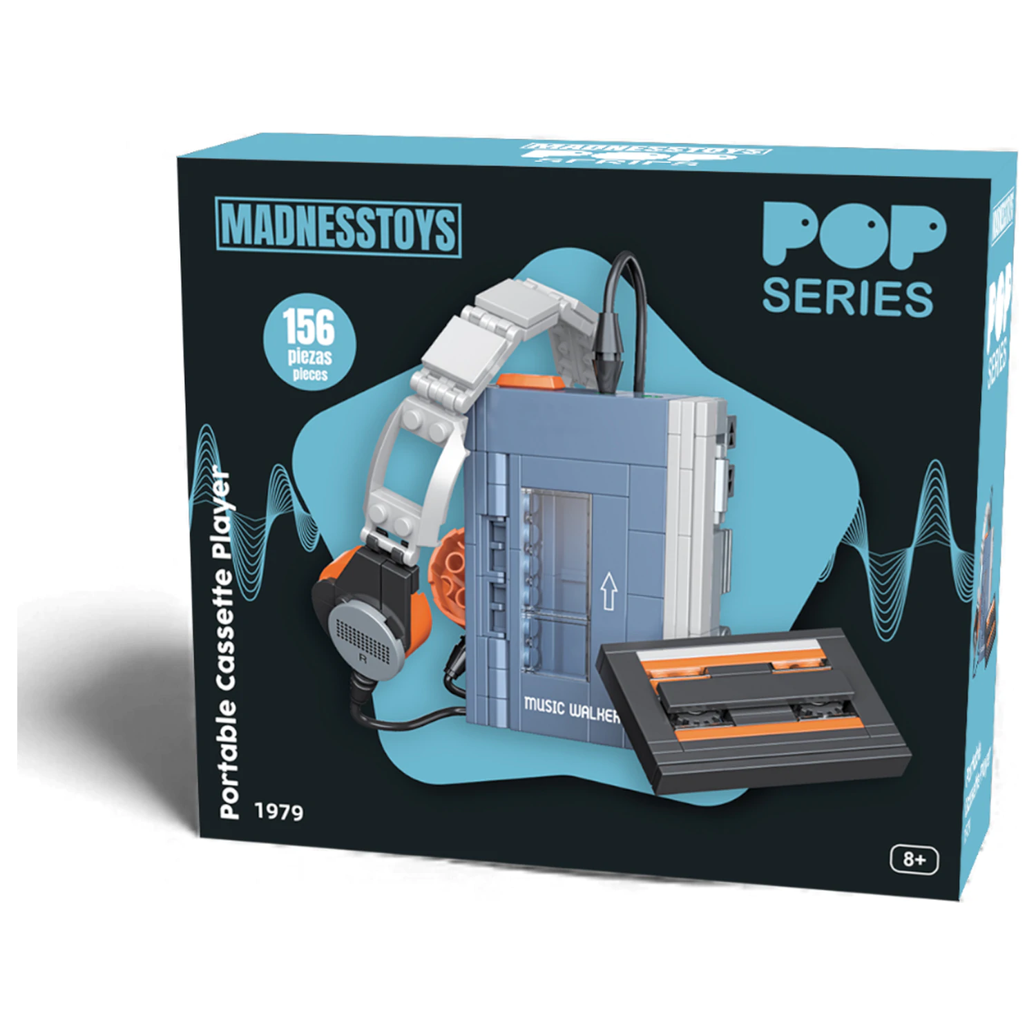 POP Series Konstrukcijski Komplet 1979 Walkman Kasetofon 156 kosov fotografija izdelka