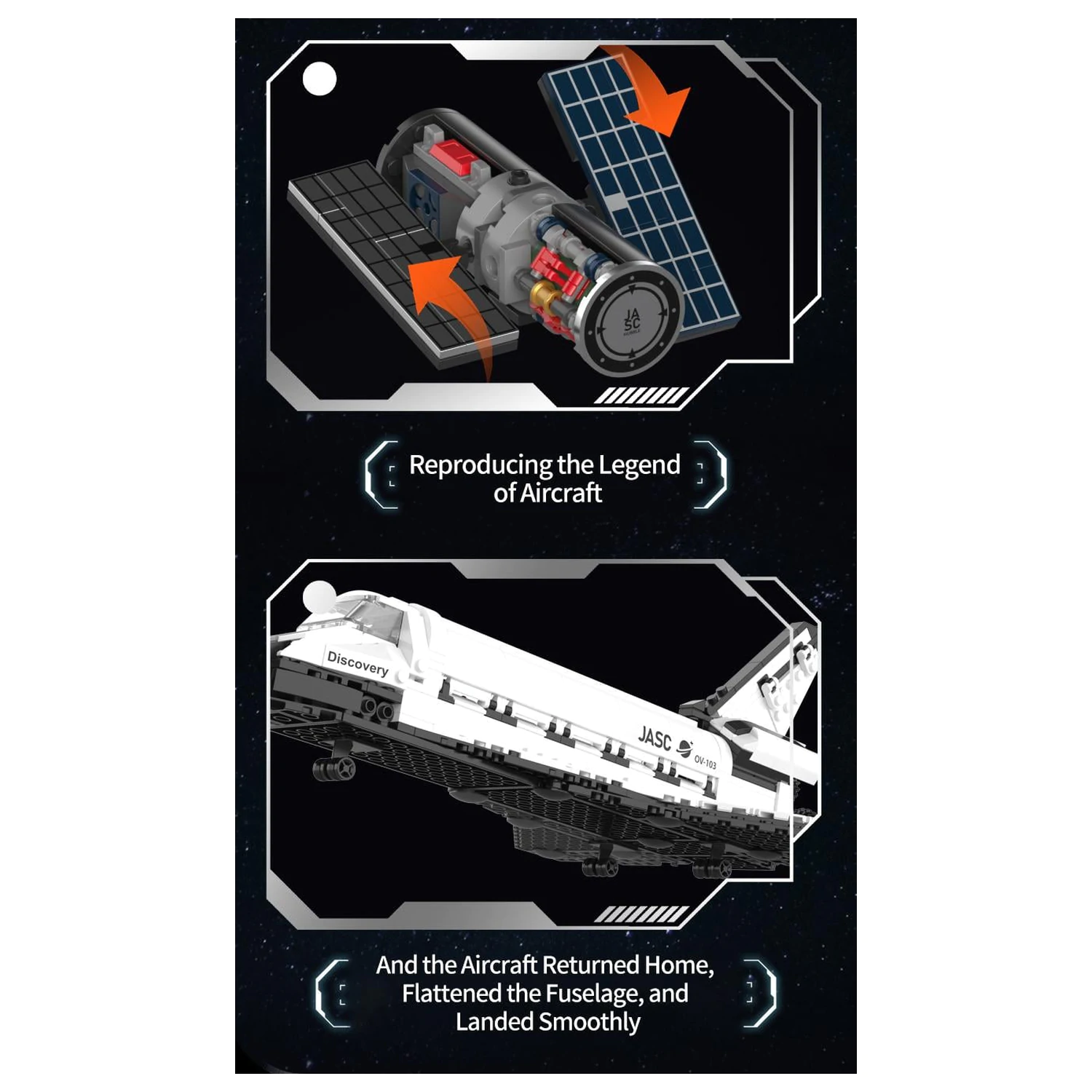 POP SERIES Komplet za sestavljanje Space Shuttle 950 kosov fotografija izdelka