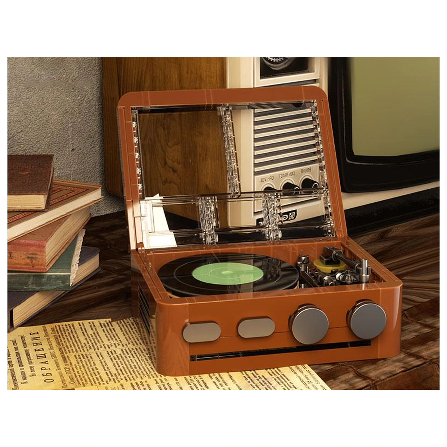 POP! Series Construction Kit Gramofon 217 kosov fotografija izdelka