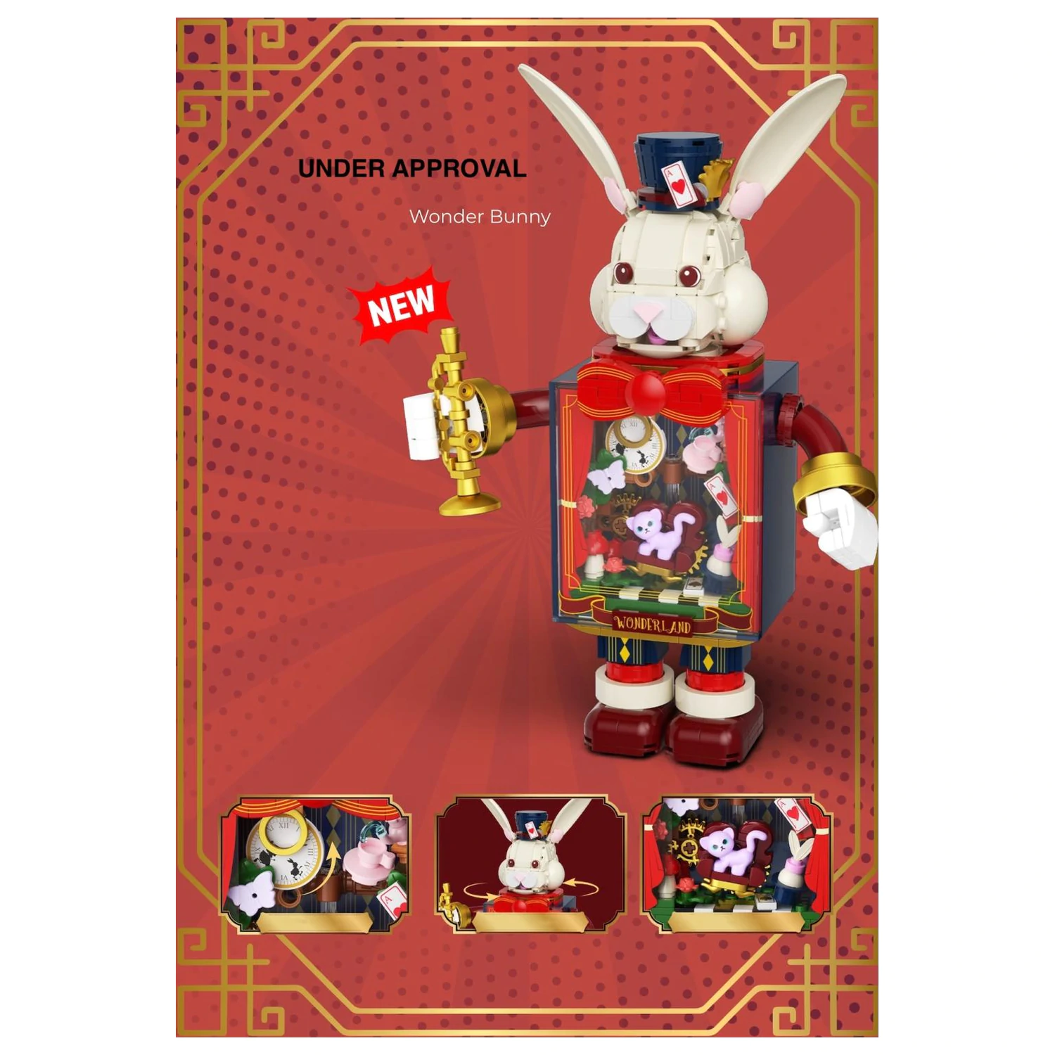 POP Series konstrukcijski komplet Wonder Bunny 500 kosov fotografija izdelka