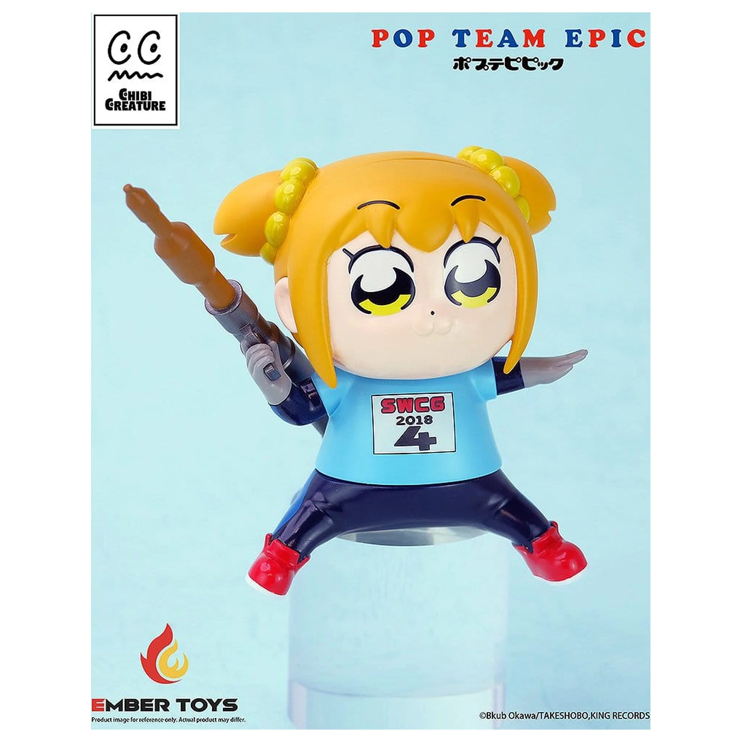 Pop Team Epic Chibi Creature Vinilne Figure 2-Paket POPUKO & PIPIMI: Skeleton Competition Ver. fotografija izdelka