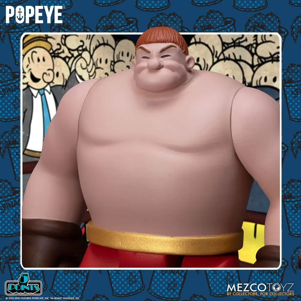 Popeye 5 Points Deluxe Set figuric Popeye & Oxheart 9 cm fotografija izdelka