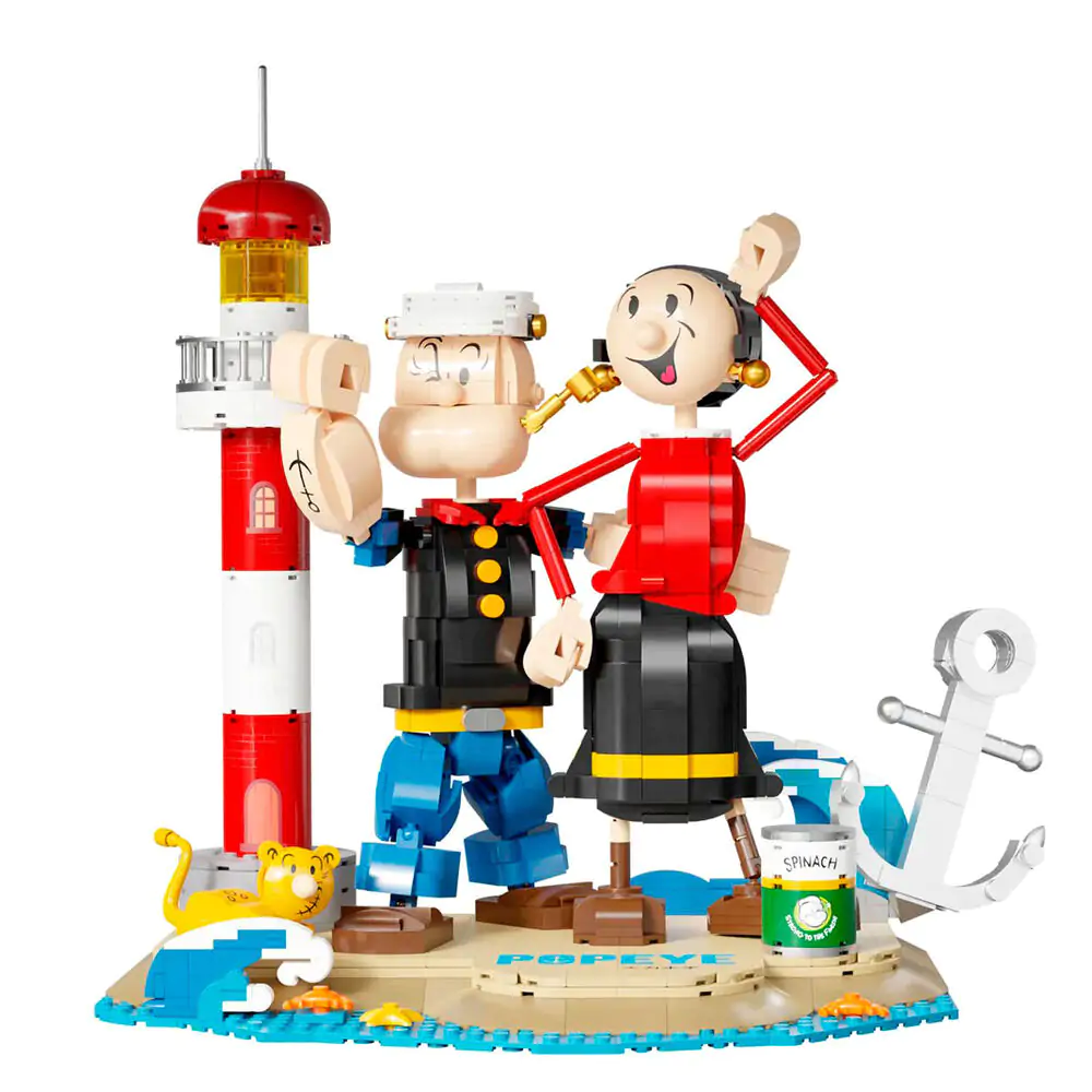 Popeye - Popeye & Olivia gradbeni komplet 1500 kosov fotografija izdelka