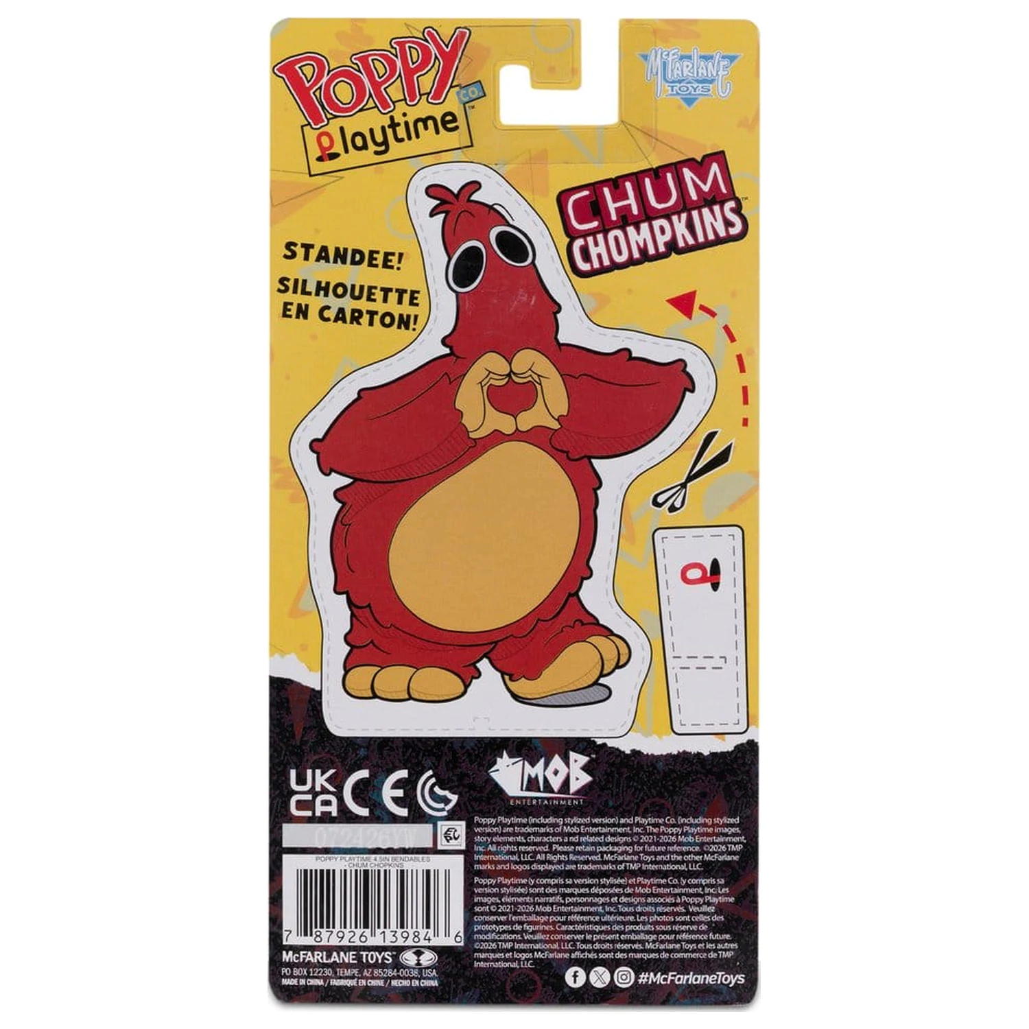 Poppy Playtime Bendables akcijska figura Chum Chompkins 11 cm fotografija izdelka