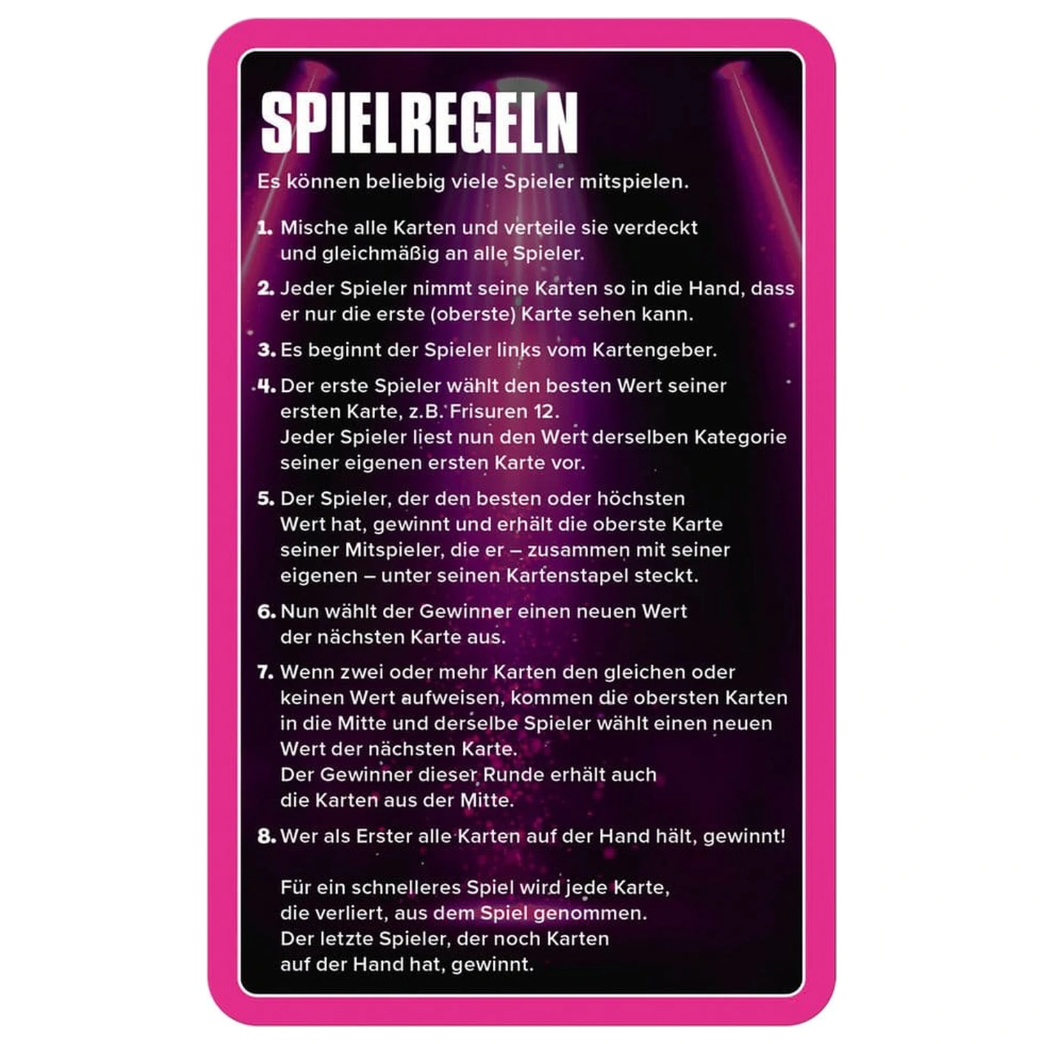 Popstars Igra s kartami Top Trumps *German Version* fotografija izdelka