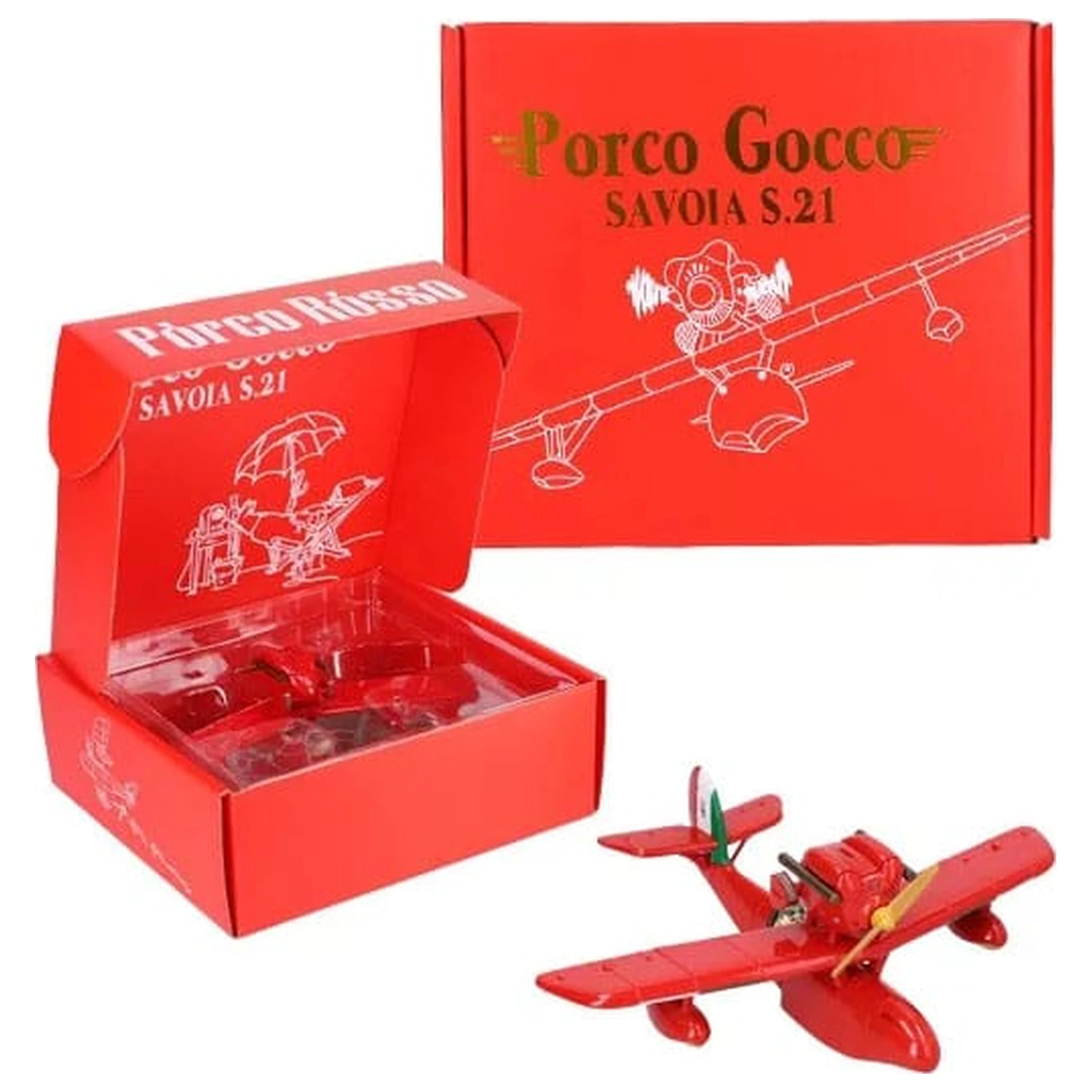 Porco Rosso vozilo z zvokom Marco & Savoia 21 cm fotografija izdelka