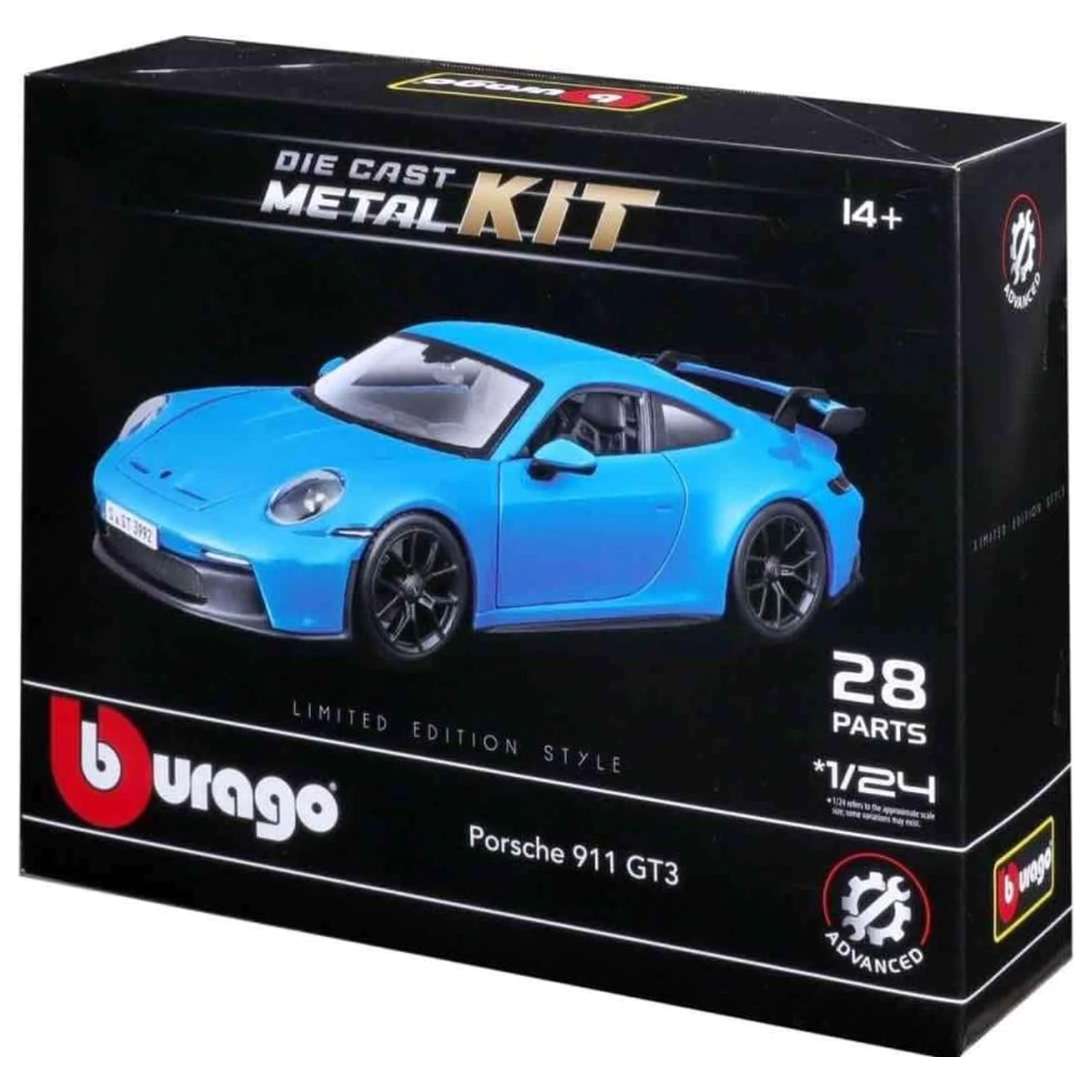 Porsche 911 GT3 Model komplet 1/24 fotografija izdelka