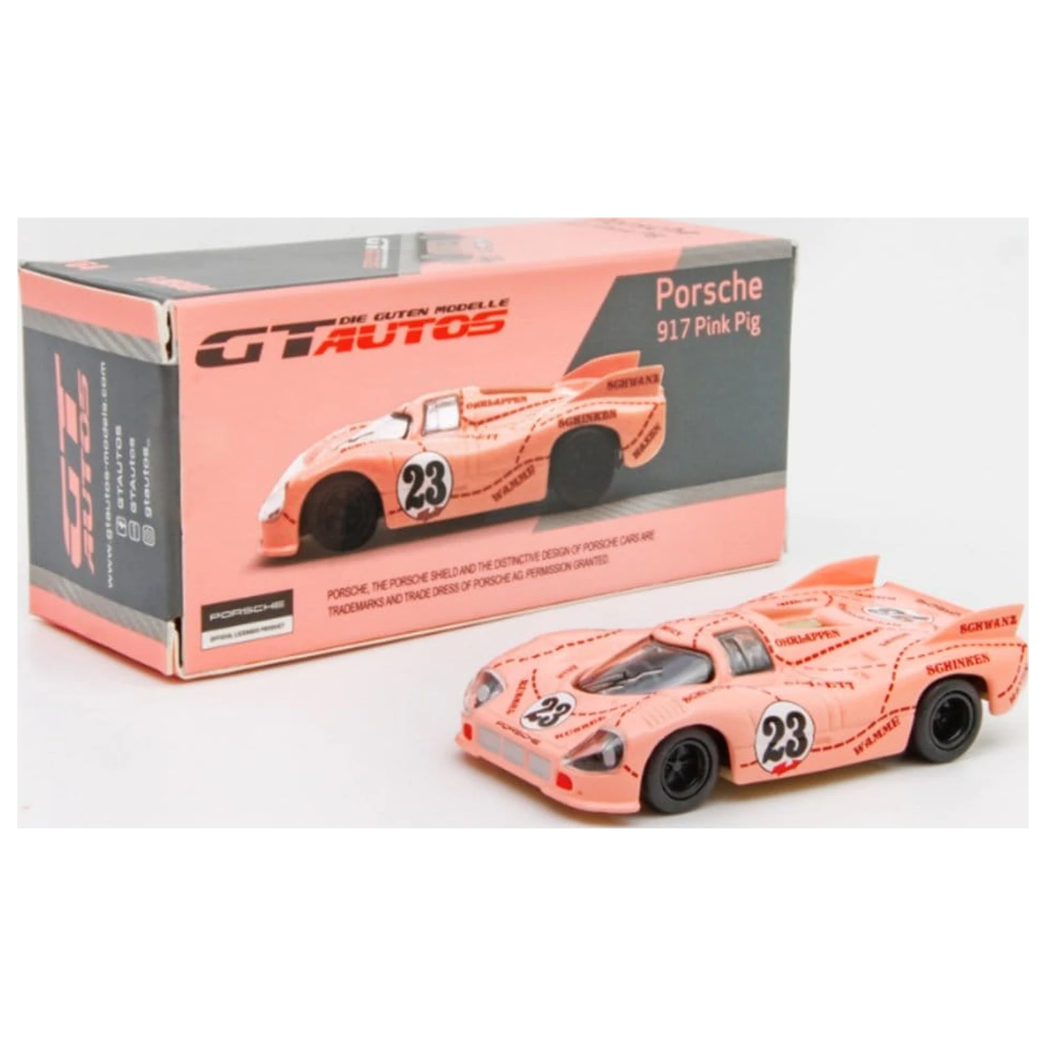 Porsche Diecast 1/64 model 917/20 Pink Pig 7 cm fotografija izdelka