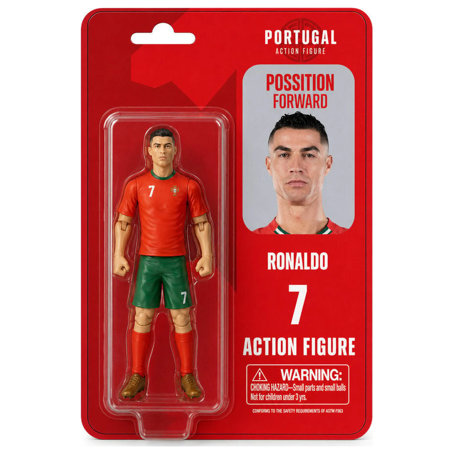 Portugal Cristiano akcijska figura 10cm fotografija izdelka