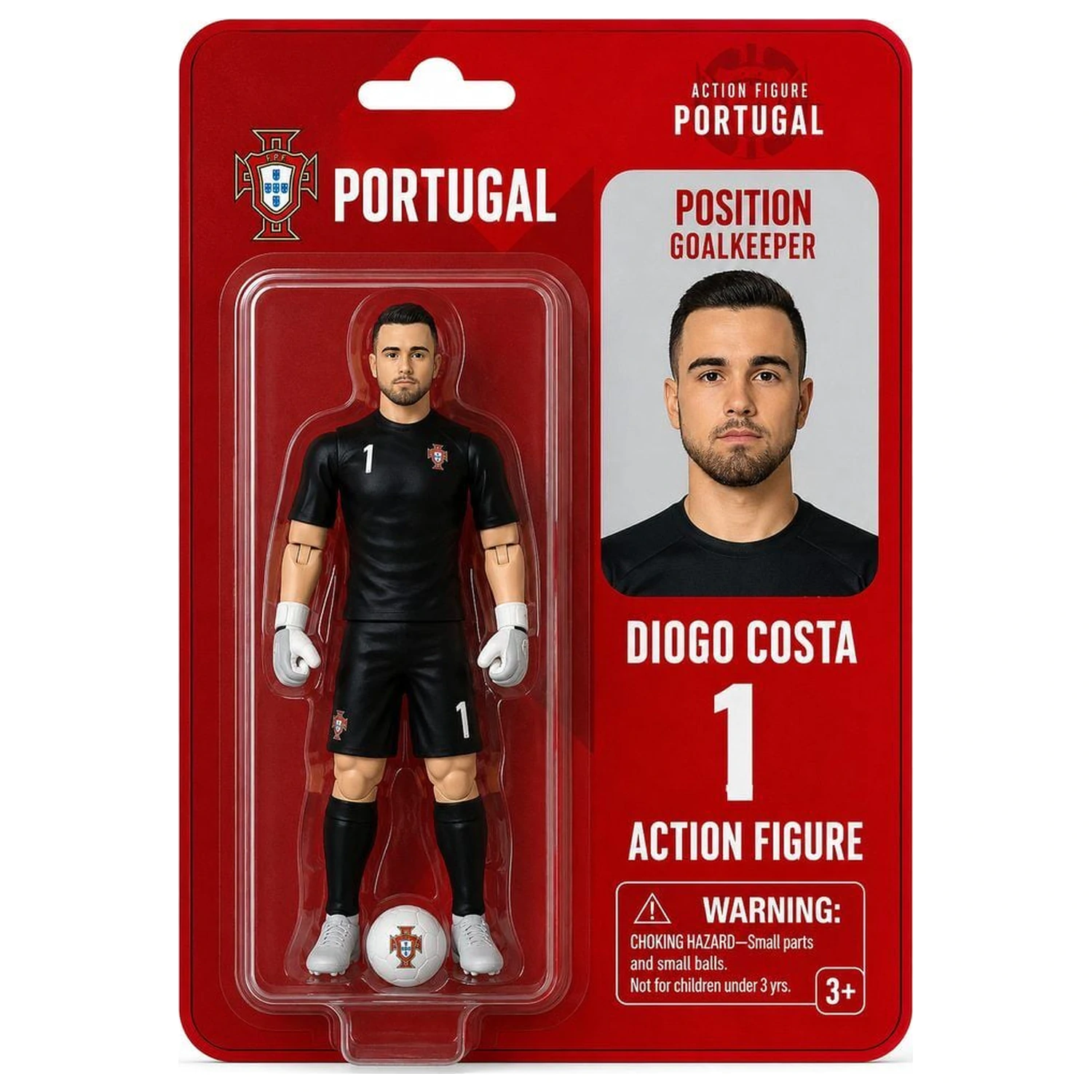 Portugal Diogo Costa akcijska figura 10 cm fotografija izdelka