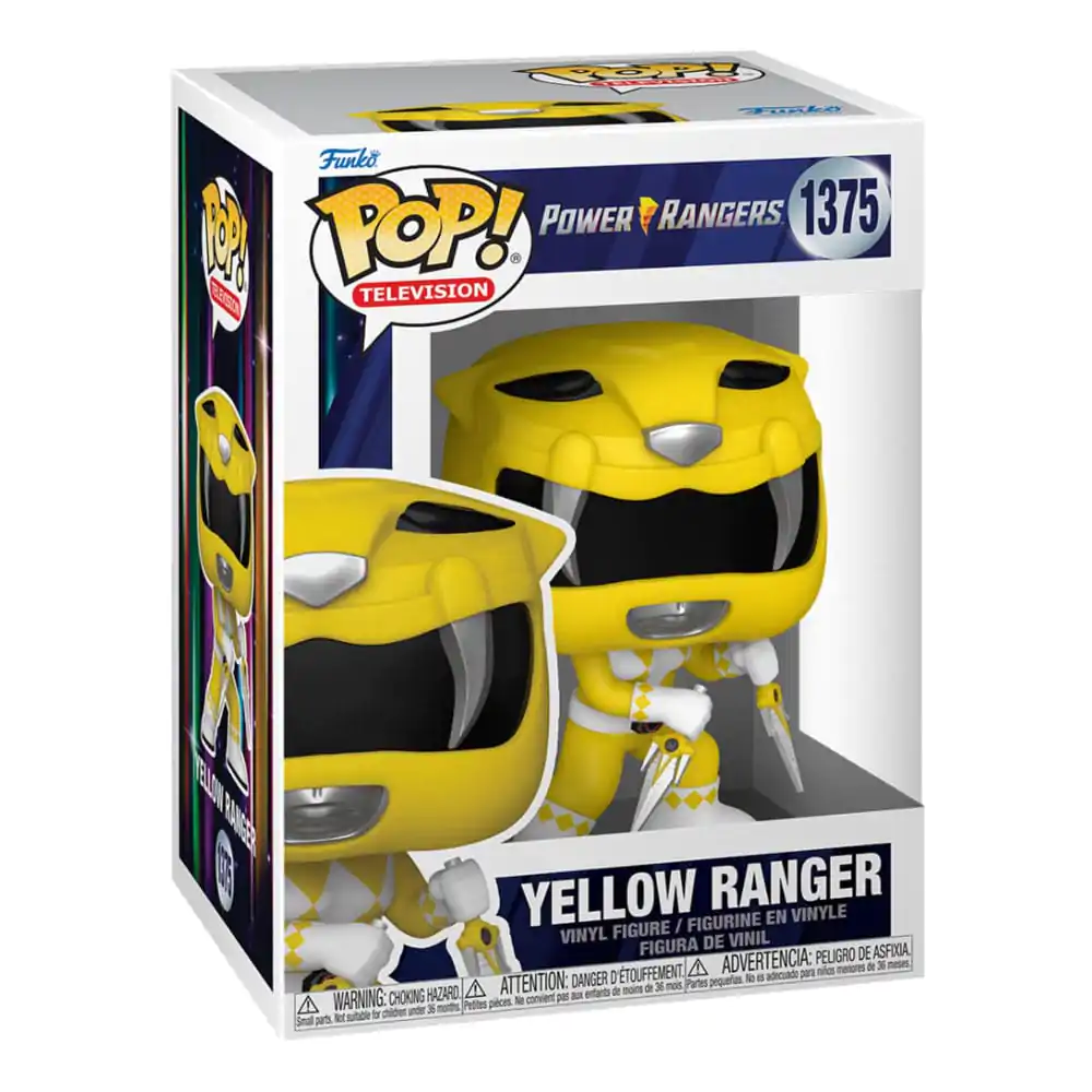 Power Rangers 30th POP! TV Vinil Figura Yellow Ranger 9 cm fotografija izdelka