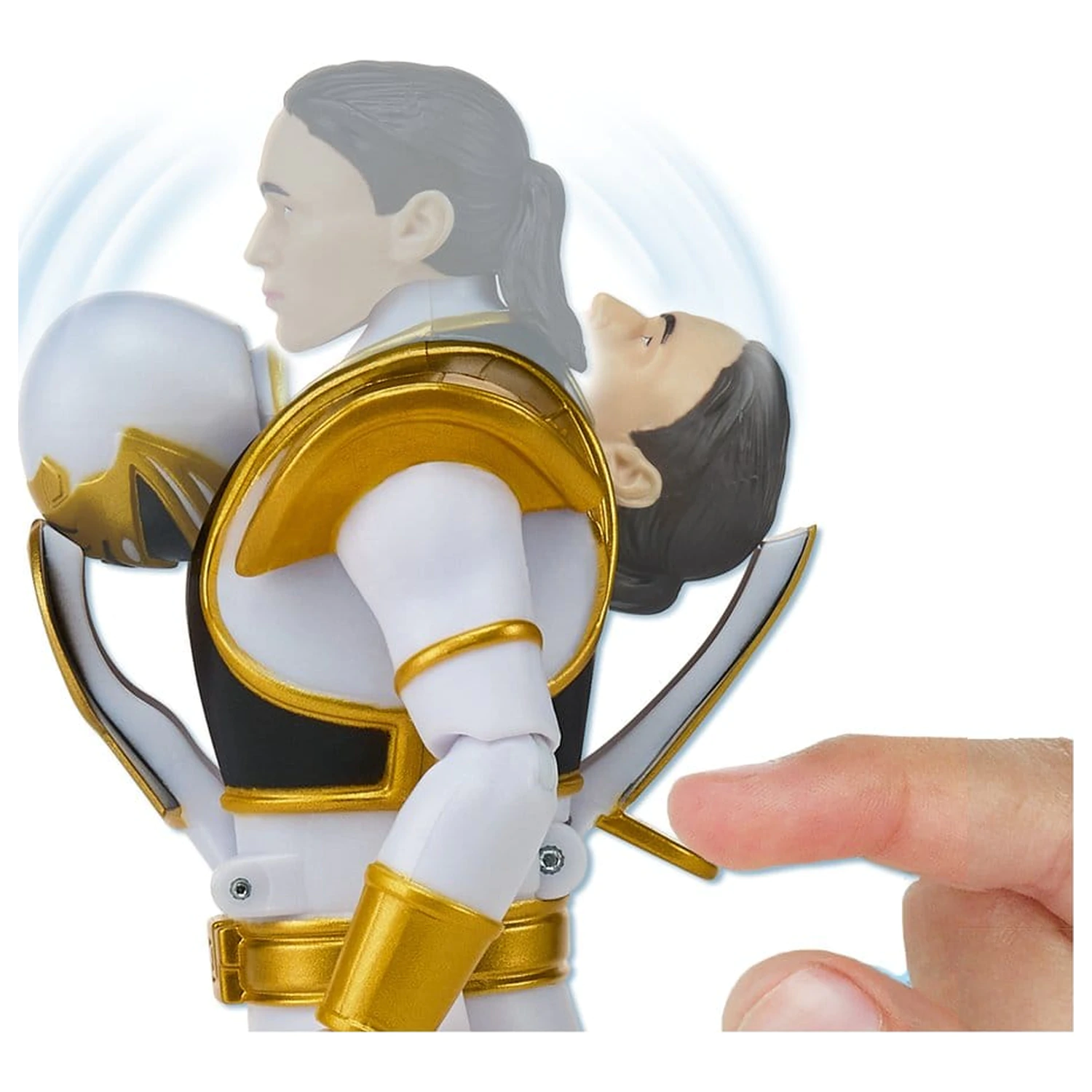 Power Rangers Auto-Morphin akcijska figura White Ranger 15 cm fotografija izdelka