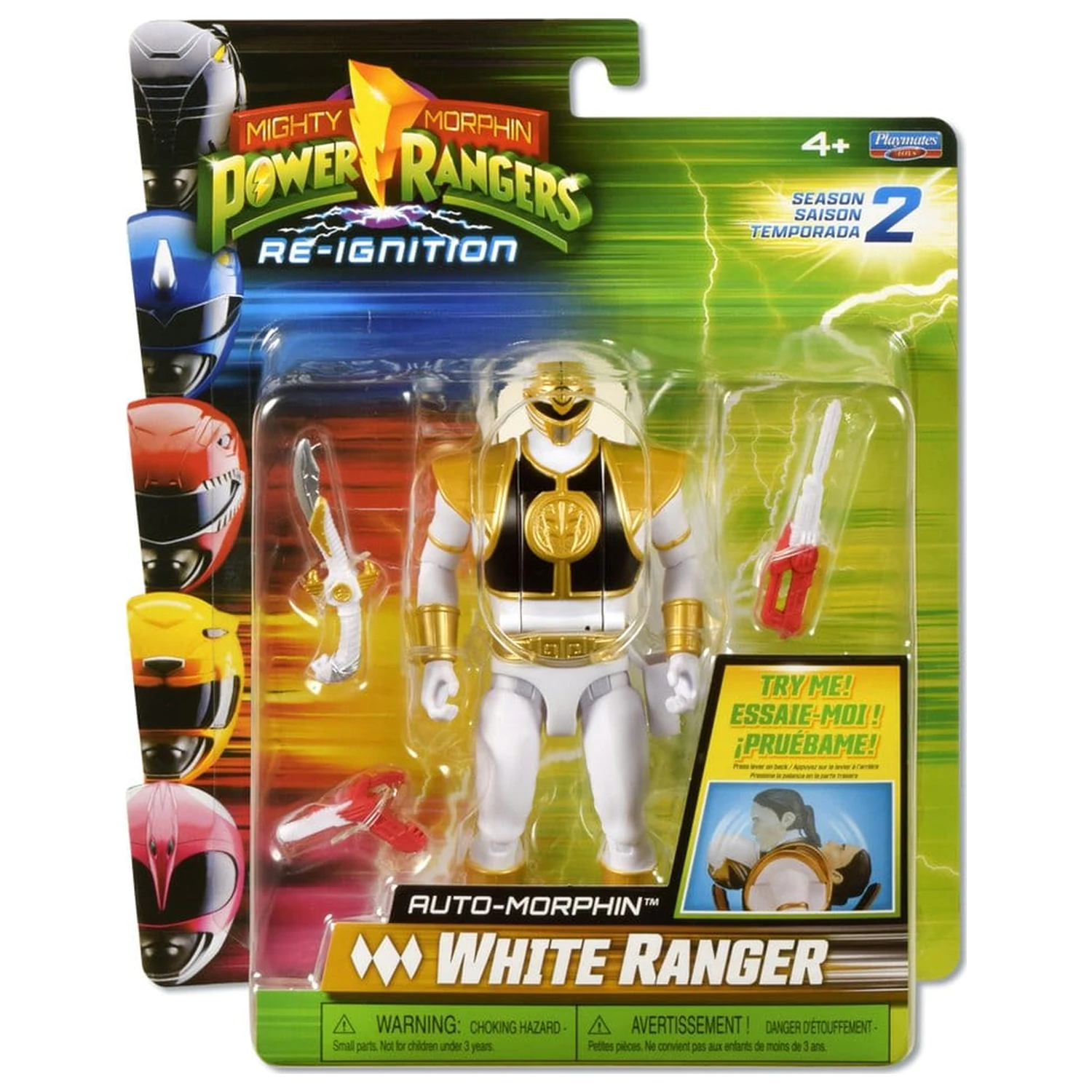 Power Rangers Auto-Morphin akcijska figura White Ranger 15 cm fotografija izdelka