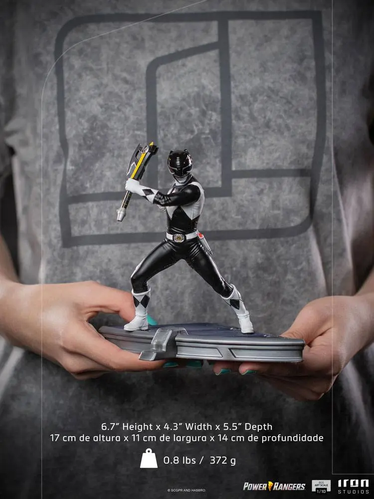 Power Rangers BDS Art Scale Kip 1/10 Black Ranger 17 cm fotografija izdelka