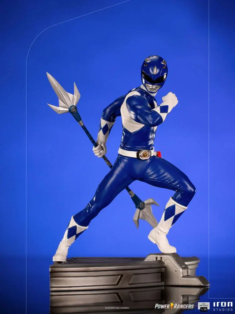 Power Rangers BDS Umetniška skala kip 1/10 Blue Ranger 16 cm fotografija izdelka
