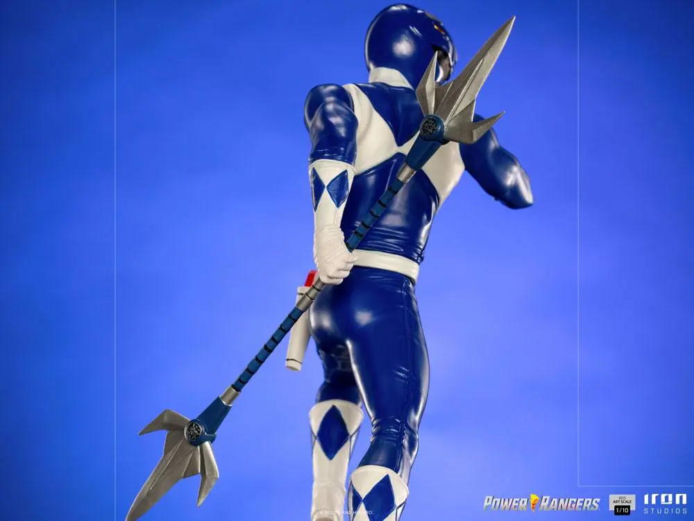 Power Rangers BDS Umetniška skala kip 1/10 Blue Ranger 16 cm fotografija izdelka