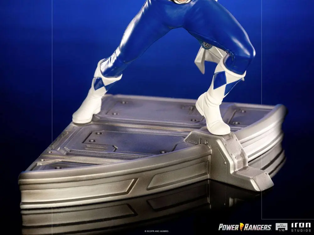Power Rangers BDS Umetniška skala kip 1/10 Blue Ranger 16 cm fotografija izdelka