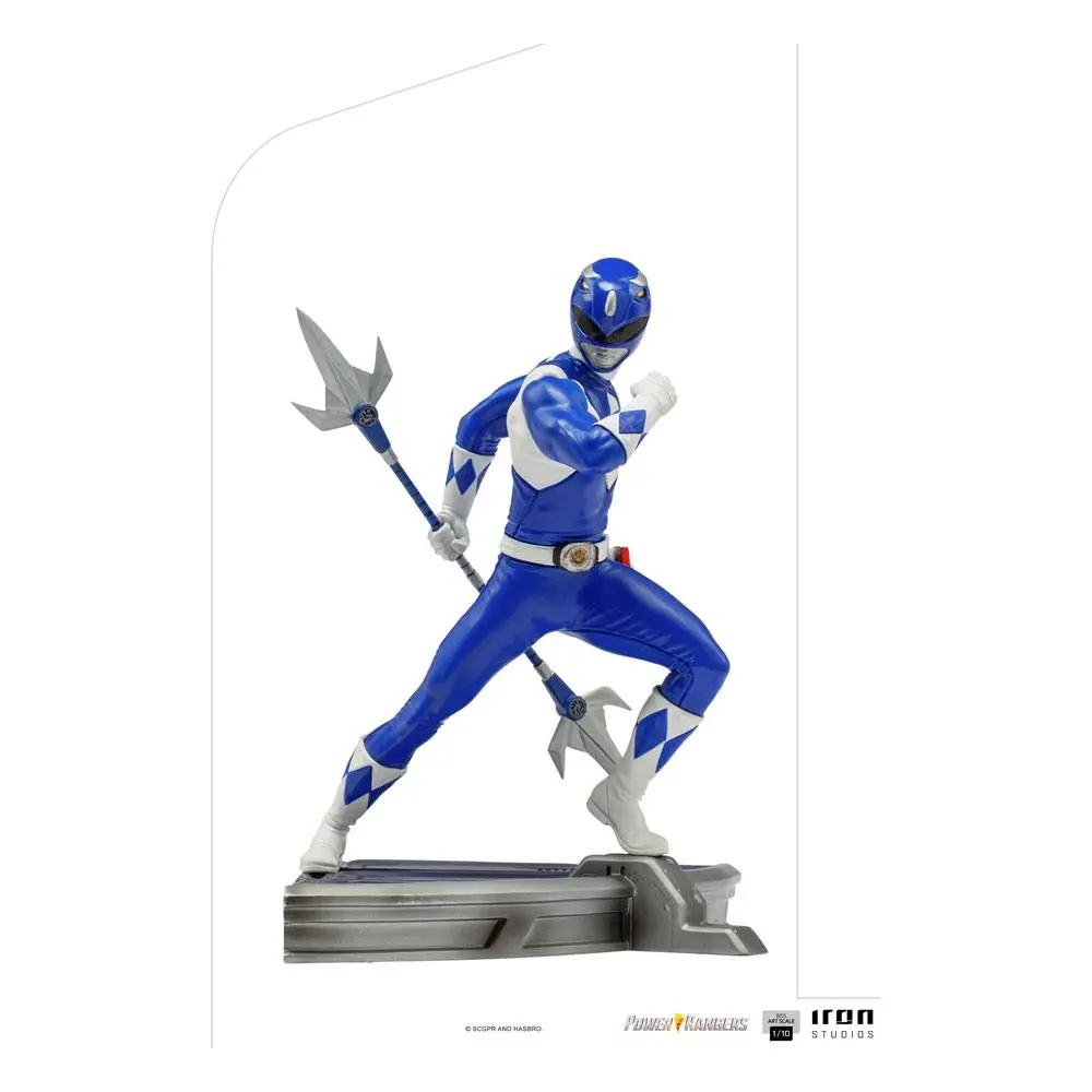 Power Rangers BDS Umetniška skala kip 1/10 Blue Ranger 16 cm fotografija izdelka