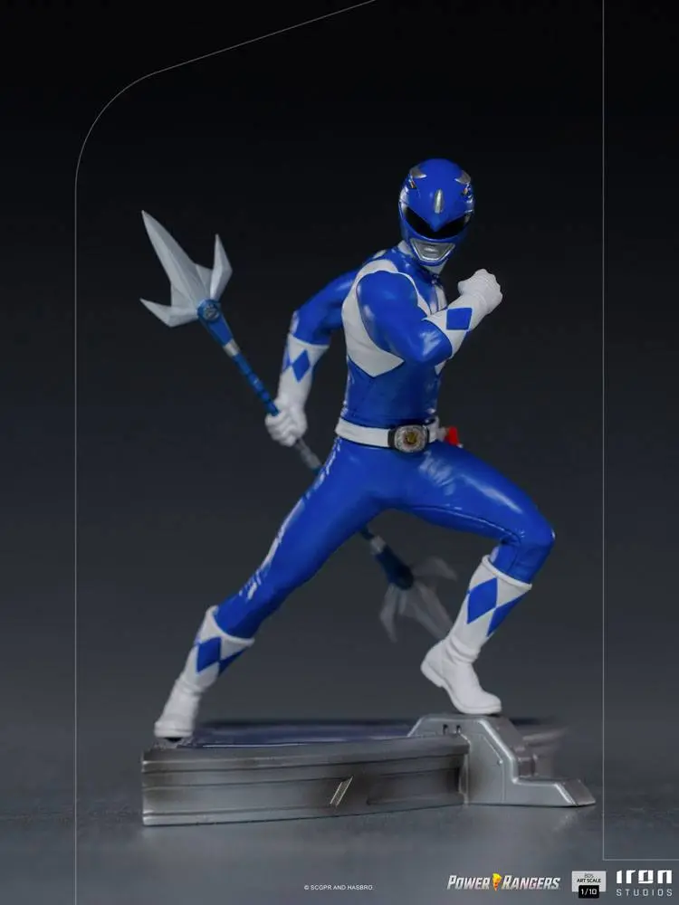 Power Rangers BDS Umetniška skala kip 1/10 Blue Ranger 16 cm fotografija izdelka