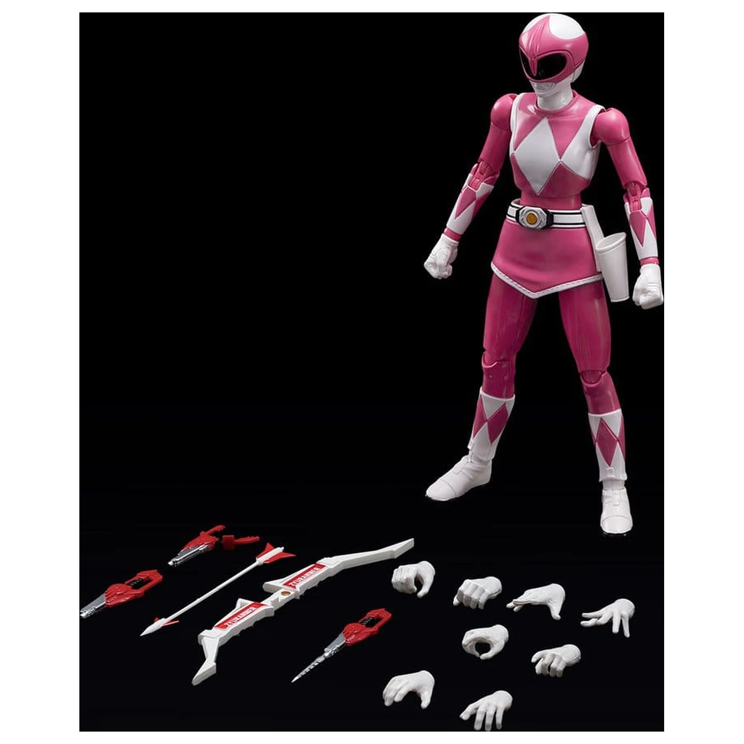 Power Rangers Furai Akcijska akcijska figura Pink Ranger 13 cm fotografija izdelka