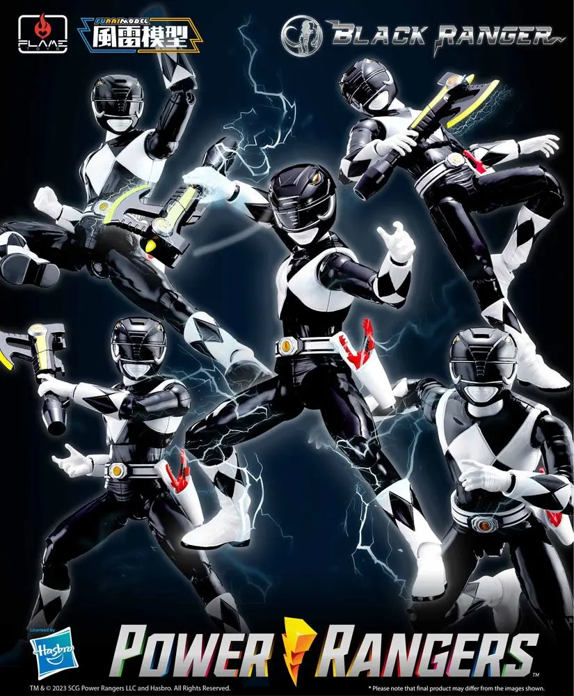 Power Rangers Furai Model plastični model komplet Black Ranger 13 cm fotografija izdelka