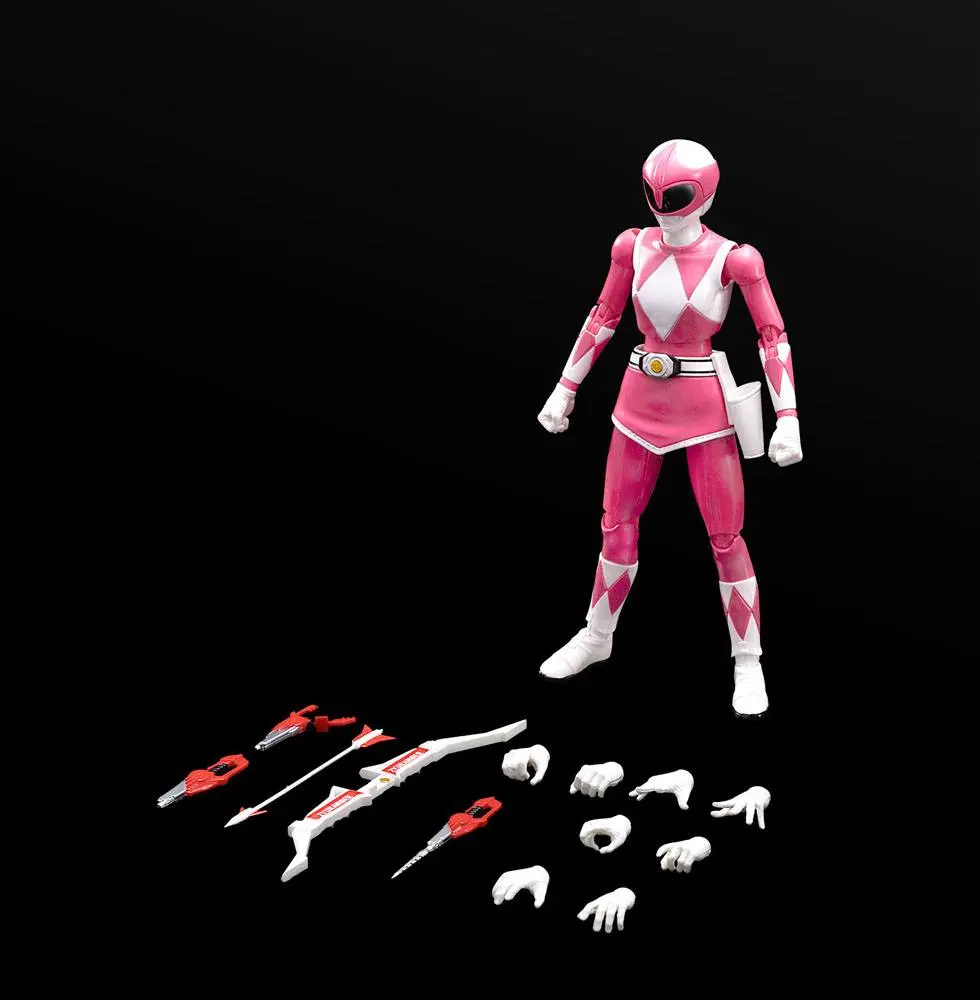 Power Rangers Furai Model Plastični Model Komplet Pink Ranger 13 cm fotografija izdelka