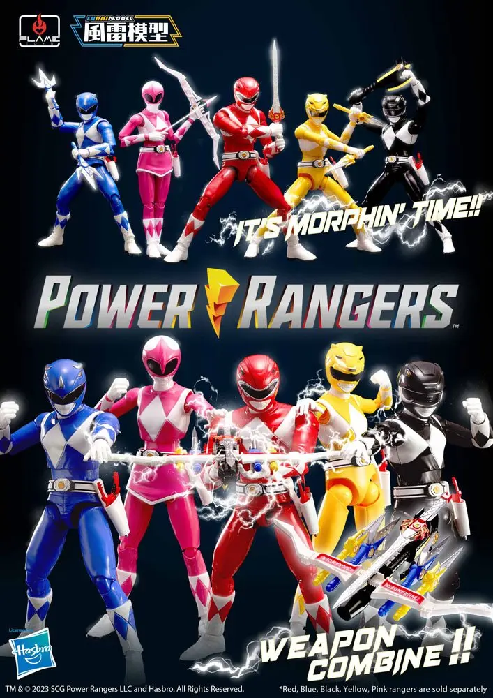 Power Rangers Furai Model Plastični Model Komplet Pink Ranger 13 cm fotografija izdelka
