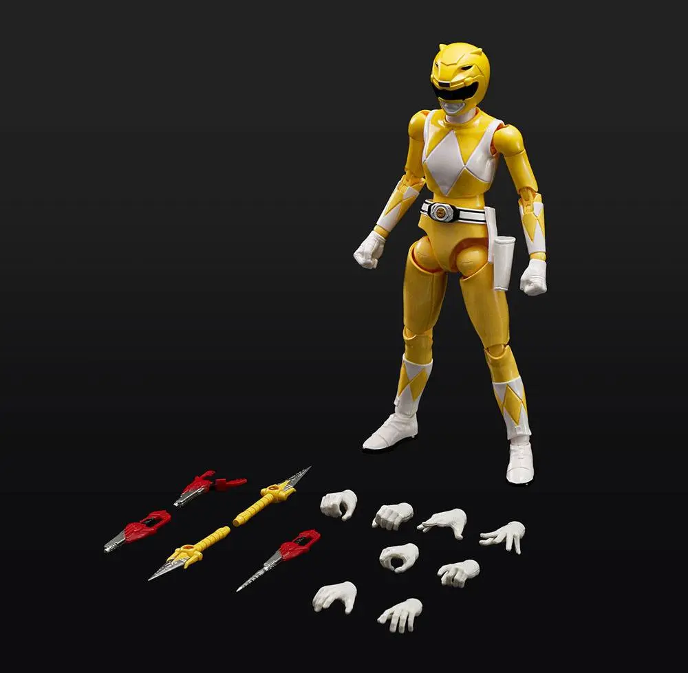 Power Rangers Furai Model Plastični Model Komplet Yellow Ranger 13 cm fotografija izdelka