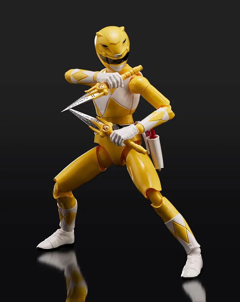 Power Rangers Furai Model Plastični Model Komplet Yellow Ranger 13 cm fotografija izdelka