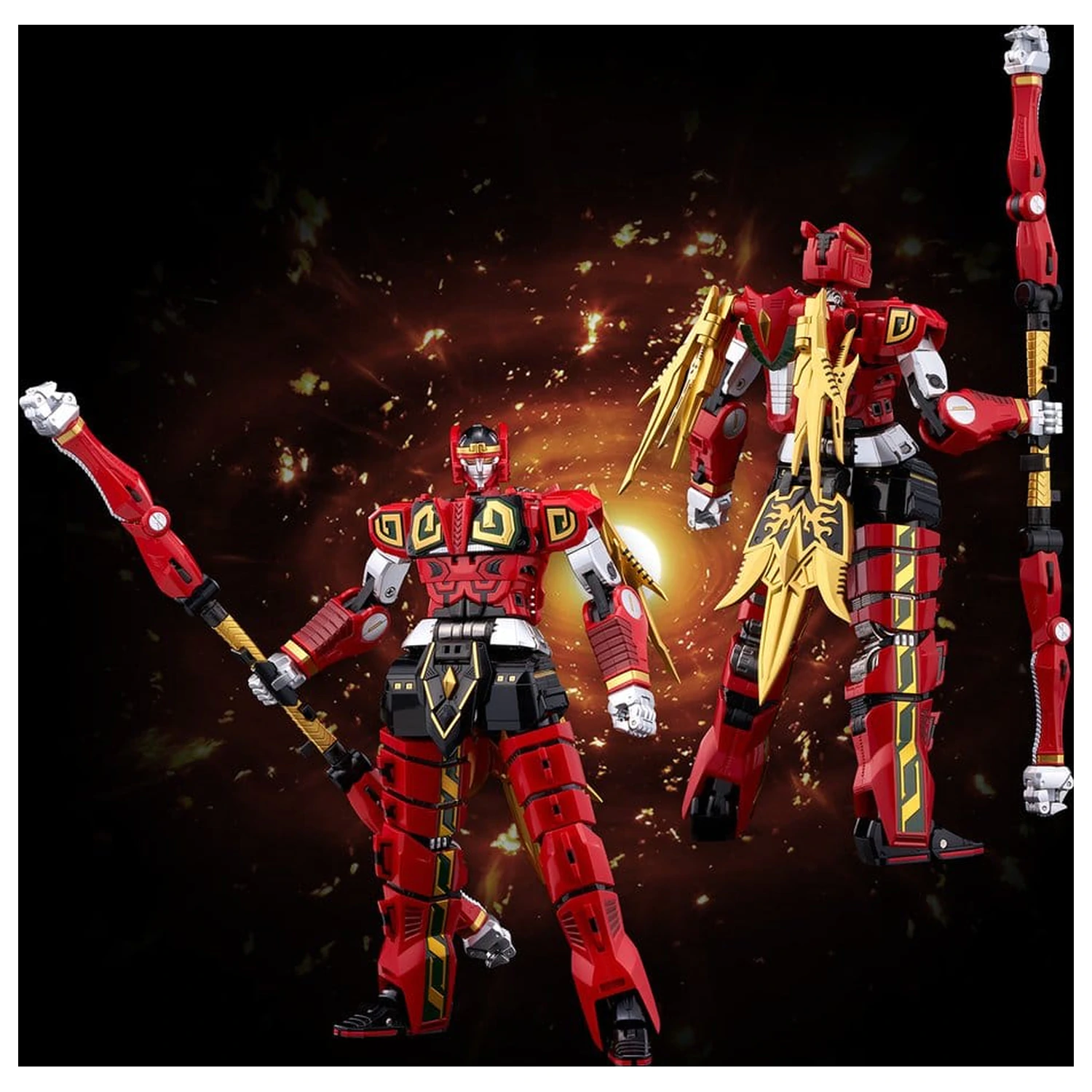 Power Rangers Go! Kuro Kara Combine Action figura Thunder Megazord 28 cm fotografija izdelka