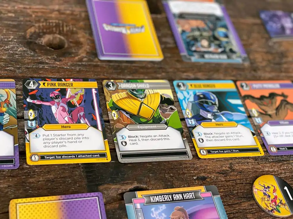 Power Rangers card game Komplet za sestavljanje kupčka kart *Englische Version* fotografija izdelka