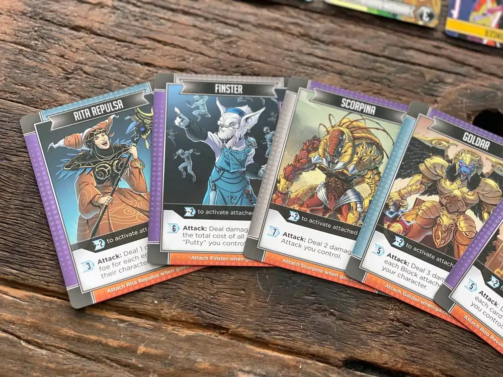 Power Rangers card game Komplet za sestavljanje kupčka kart *Englische Version* fotografija izdelka